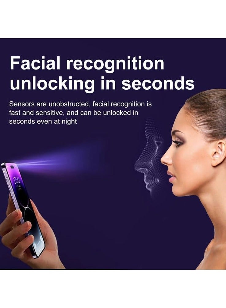【2-Pack】 Compatible with VIVO X200 FE 2025 Privacy Tempered Glass Screen Protector, Anti-Spy 9H Hardness, Phone Case Friendly Film - Image 3